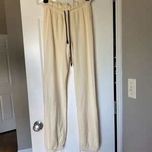 Donni tri-gem cream sweatpants